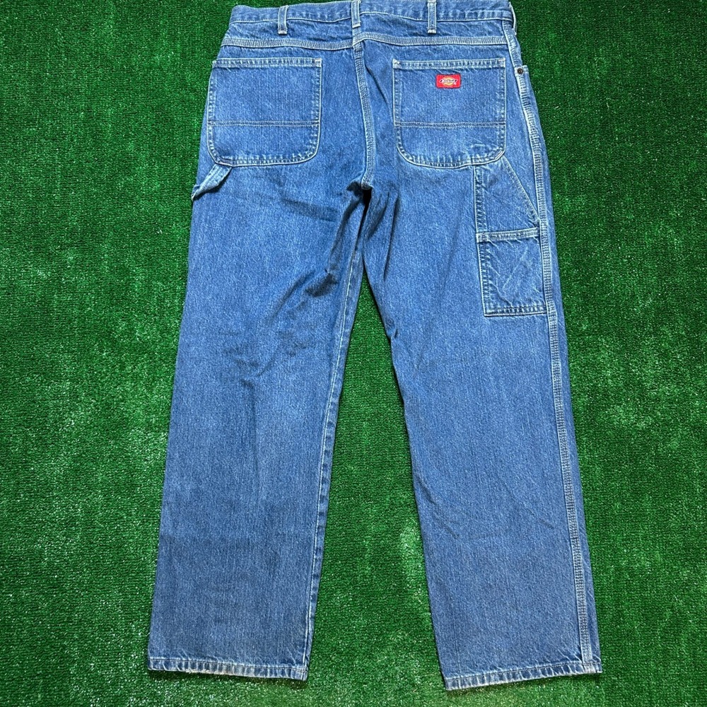 Dickies Denim Carpenter Pants Mens 36x30 Blue Jeans Workwear Skater